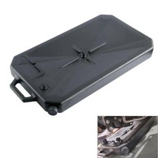Universal Motorcycle Low Profile Oil Drain Pan Spout Fit For Harley Honda Yamaha