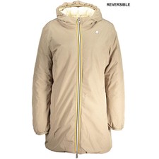 K-way Beige Polyester Jackets & Coat