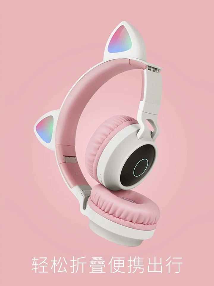 New Headworn Cat's Ears Mobile Phone Wireless Bluetooth Headset - Image 4 of 4