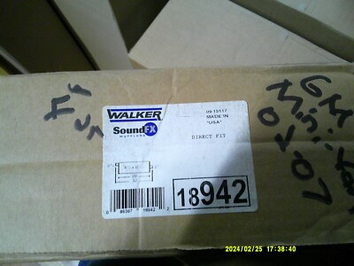 Walker 18942 SoundFX Direct Fit Muffler For Some 02-09 GM Van Apps.