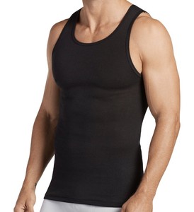 Jockey Mens Classic Ribbed Tagless Tank 3 Pack Color Black Sz Medium New | eBay