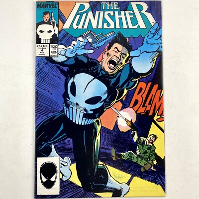 The Punisher #4 Vintage Marvel Comics Direct 1987 1st Appearance of Microchip
