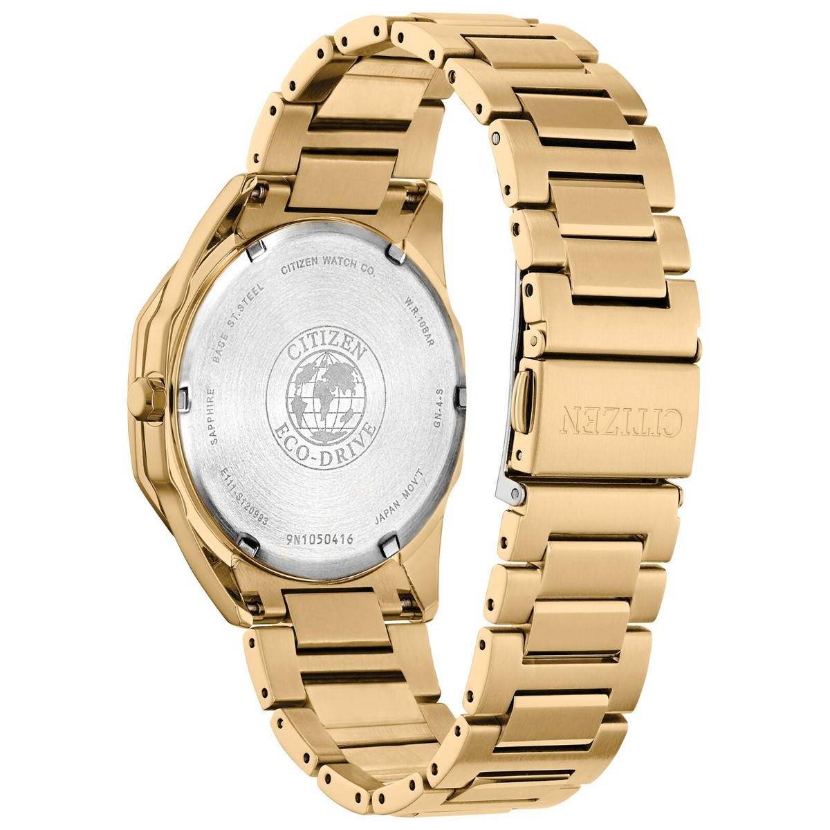 Citizen Eco-Drive Corso Men's Date Indicator Gold Watch 41mm