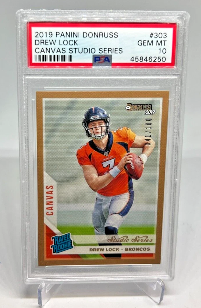 Drew Lock Panini Donruss #303 Canvas Studio Series