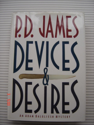 Devices and Desires by James, P. D. signed in 1992 by author ~  American edition