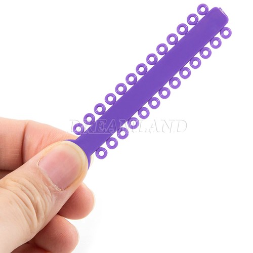 1040 Stck. Ligaturkrawatte Zahnkieferorthopädie Ring Elastisch Latexbänder 45 Farben - Bild 189 von 496