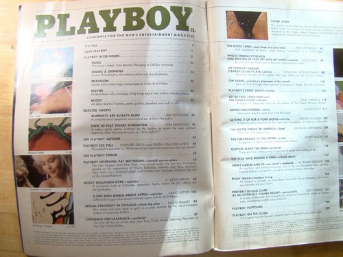 Original Playboy Magazine March 1977 Nicki Thomas Susan Kiger Lillian ...