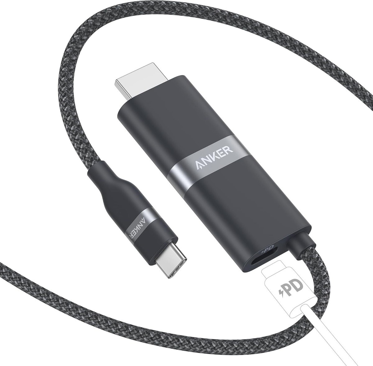 Type-C To HDMI Cord For IPhone 16/15 Series, MacBook Pro/Air, IPad, Surface, Galaxy, XPS, And