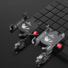 360° Aluminium Motorcycle Handlebar Cell Phone Mount Holder Bicycle GPS Bracket