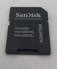 Sandisk MicroSD MicroSDHC to SD SDHC Adapter- Tested - Tracked Postage