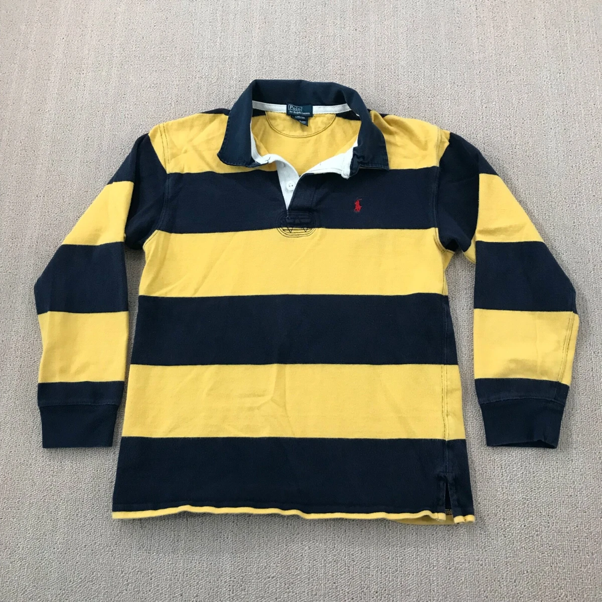 Black and yellow polo ralph lauren shirt 2025