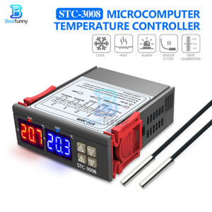 110-220 V STC-3008 double affichage 2-Way Micro Contrôleur de Température Sonde