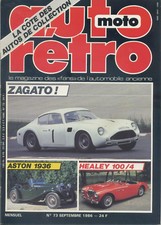 RETRO AUTO Nr. 73 09/1986 ZAGATO HEALEY 100 ASTON 1936