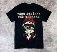 RAGE AGAINST The Machine Band Land Of The Free Cotton Black All Size Shirt AG513