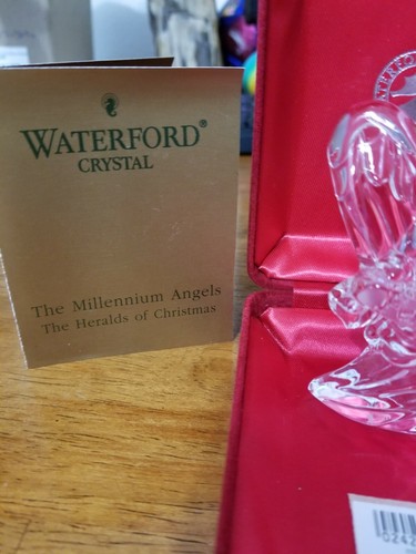 Waterford Crystal Fellowship Angel Ornament - Millennium Angels Heralds of Xmas - Picture 3 of 8