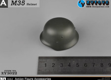 ZYTOYS 1/6 Metal WWII M35 Helmet Steel Helmet Model Soldier Doll Handmade Toy