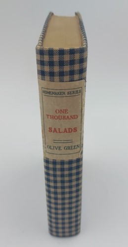 Vintage Antik Tausend Salate von Olivgrün, Putnams Hausmacherbuch 1912 - Bild 2 von 17