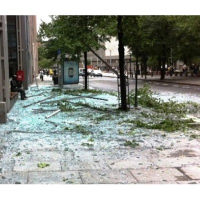 Sicherheitsfensterfolie / Bombenexplosionsschutz 300 Mikron 012