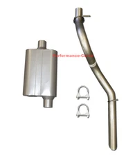 97 - 00 Jeep Wrangler Exhaust w/ Performance Muffler