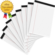 8 Pack Office Legal Pads 5X8" Lined Writing Note Pads 5X8 for Home Office