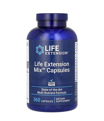 Life Extension Mix Kapseln Multi-Nährstoff 360 Kapseln Multivitamin Mineralstoffe