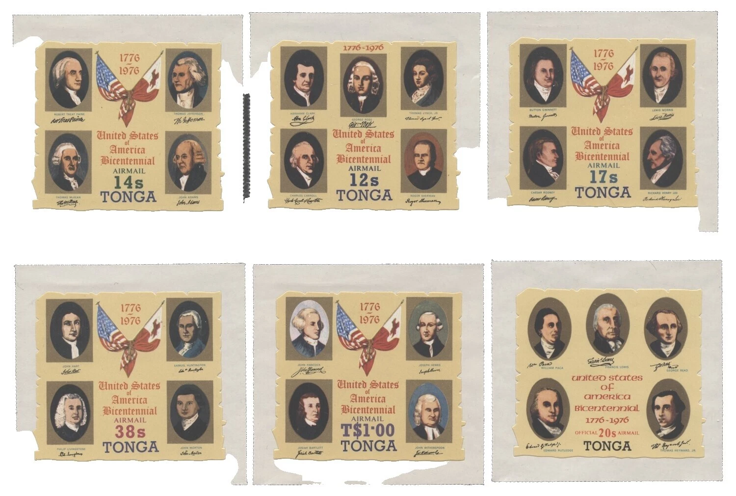 Historical Events Air Mail Stamps