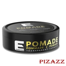 Elegance Transparent Pomade Hair Wax 4.7 Oz  Supper Strong Hold Wax