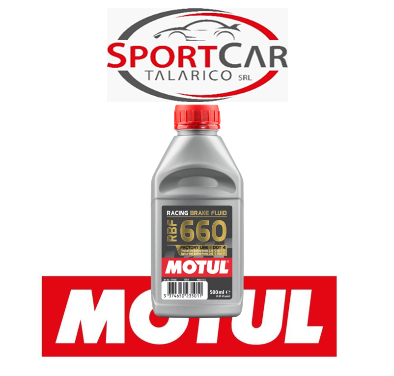 MOTUL RBF 660 FACTORY  LINE DOT 4 LIQUIDO FRENI RACING 500 ML
