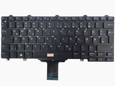 DE - Tastatur DELL Latitude 12 (E7250-5071), 12 (E7250-5915), 12 (E7250-9990)