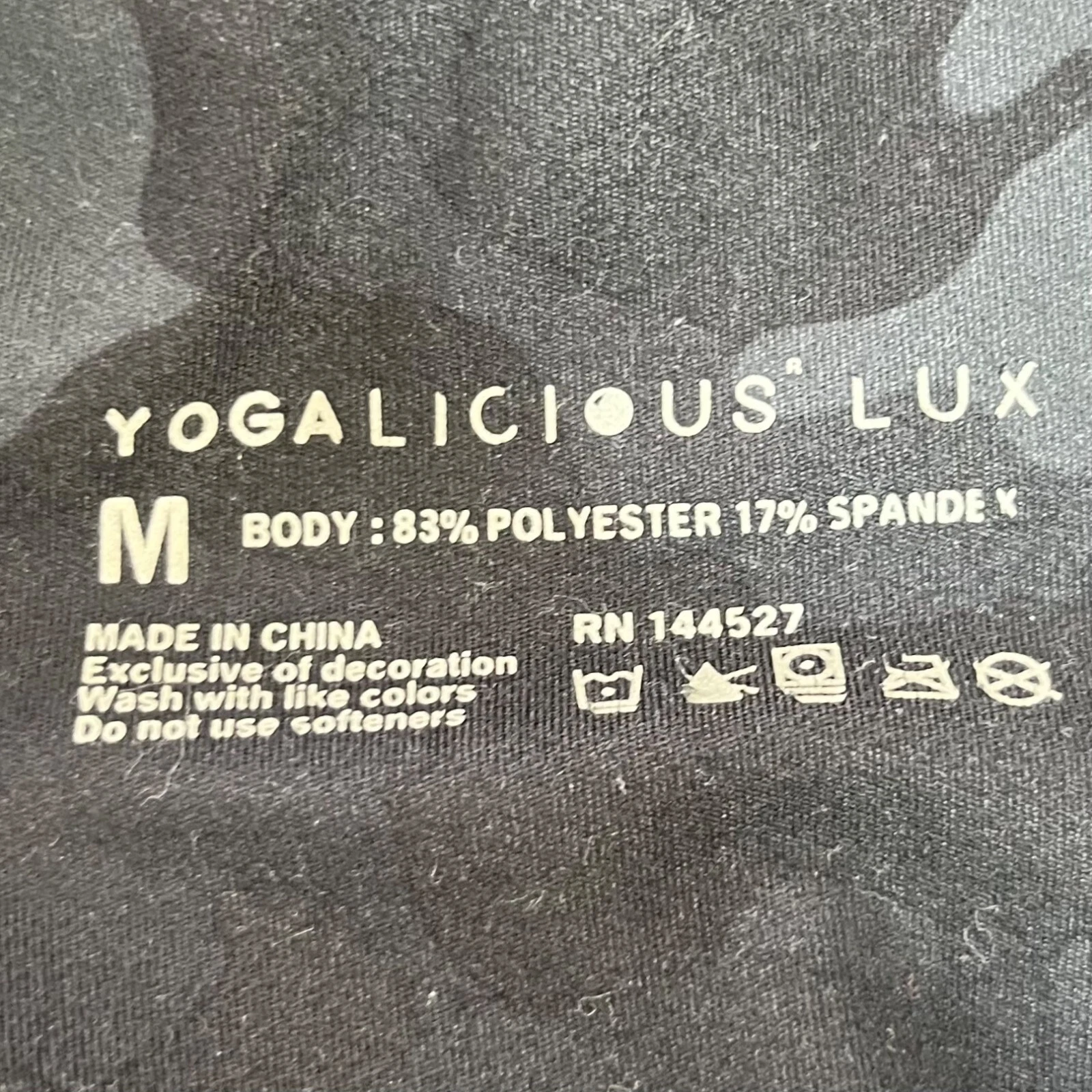 yogalicious lux camouflage high waist activewear leggings