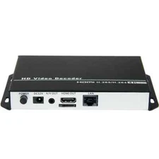 H.265 H.264 Ultra HD 4K Video Audio Decoder IP Streaming Decoder IP To HDMI +