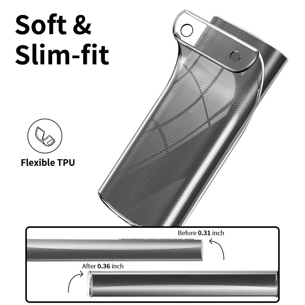 Custodia per Nokia 105 4G (1,8), Trasparente Morbido Silicone