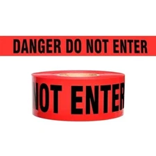 ATERET Premium Danger Do Not Enter Tape, 3 inch x 1000 feet, Hazard Safety Tape