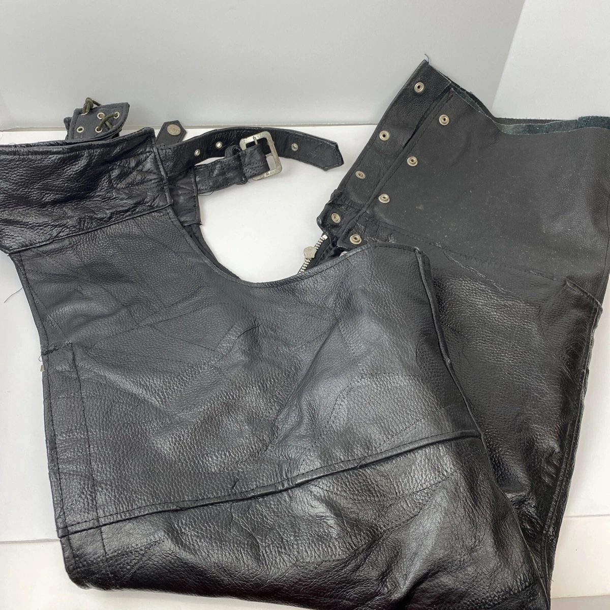 Diamond plate buffalo leather best sale chaps