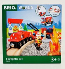 Brio World Firefighter Set 33815 Complete w/ Box