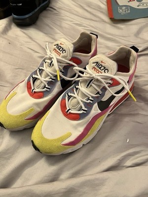 PRE OWNED Nike Air Max 270 React Multicolor Lace-Up Athletic Shoes US 10 Womens