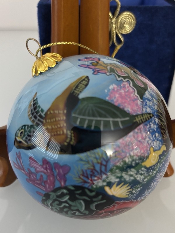 Maui by Design Christmas Ornament Glass