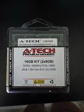 A-Tech Premium Memory- 16 GB Kit 2x8GB DDR3L 1600MHz PC3L-12800 Non-ECC DIMM