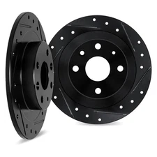 For Fiat Mobi 18-19 DFC Premium Drilled & Slotted Front Brake Rotor Set