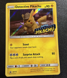 Detective Pikachu Card | eBay