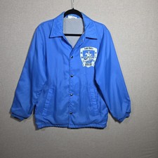 Vintage nylon Lasco Apache Jacket Made In USA Size S 80s Blue Military See Pics