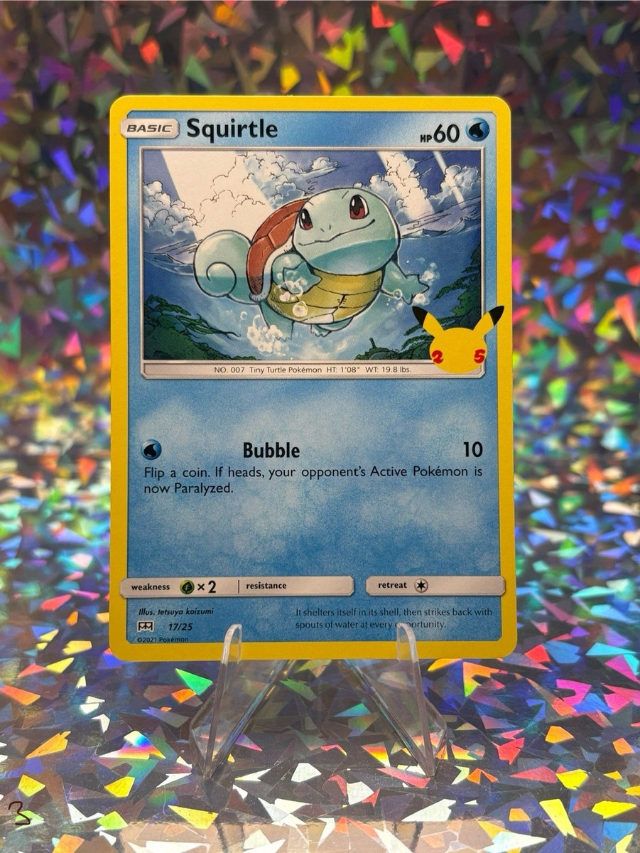 Pokemon Squirtle 17/25 Anniversary Mcdonalds 25th Promo 2021 | eBay
