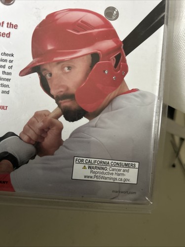 Markwort Batter's Helmet C-Flap Face Protector Baseball Softball White RHB NEW - Afbeelding 10 van 10