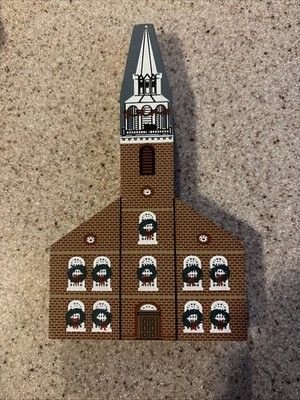 The Cats Meow Village OLD SOUTH MEETING HOUSE Boston Mass Christmas Series 1989