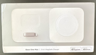 #ad Nomad Base One Max 3 in 1 MagSafe Charger Silver for iPhone Watch AirPods $65.00