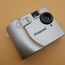 Polaroid Digital Camera Fun Flash Vintage Tested Works Silver