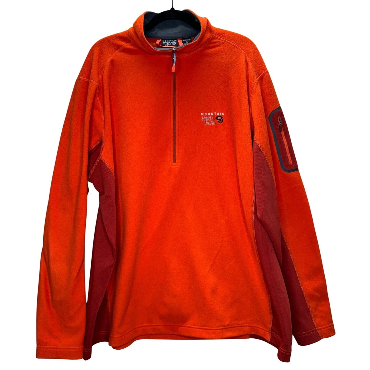 Pull Polaire Mountain Hardwear 1/4 Zip Orange - Taille XXL (2XL) - Occasion Bon état