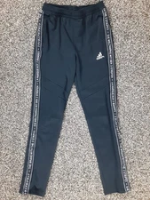 Mens XL Adidas Tiro 19 Spellout Sides Black Soccer Training Pants