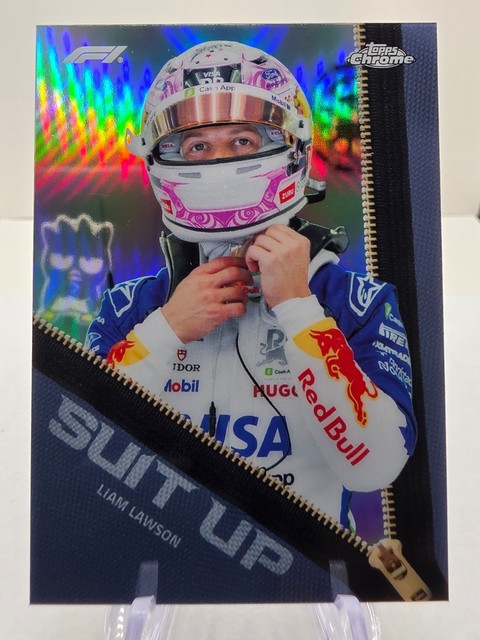 2026 Topps Chrome F1 LIAM LAWSON Suit Up Insert #SU-11