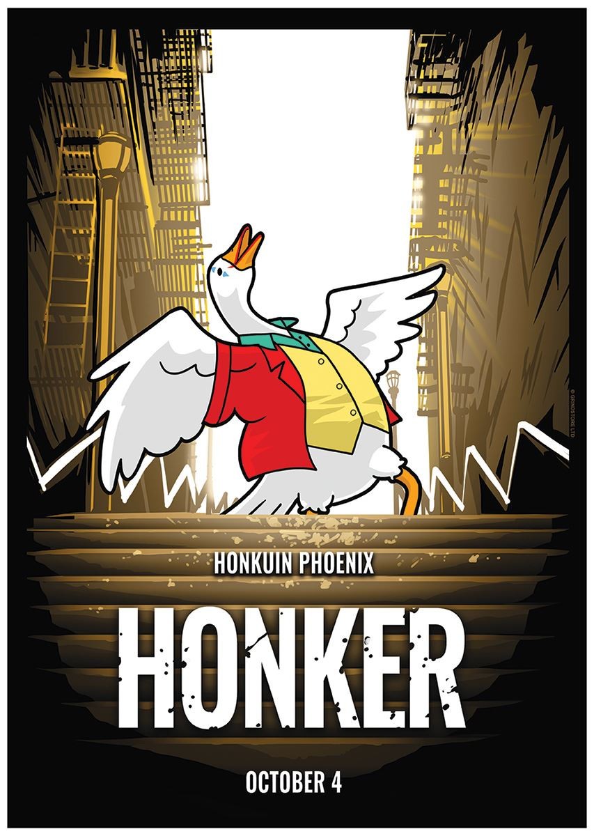 Silly Goose The Honker Mini Poster - Laminated
